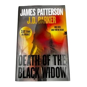 Death of The Black Widow Hardcover Book by James Patterson Crime Thriller